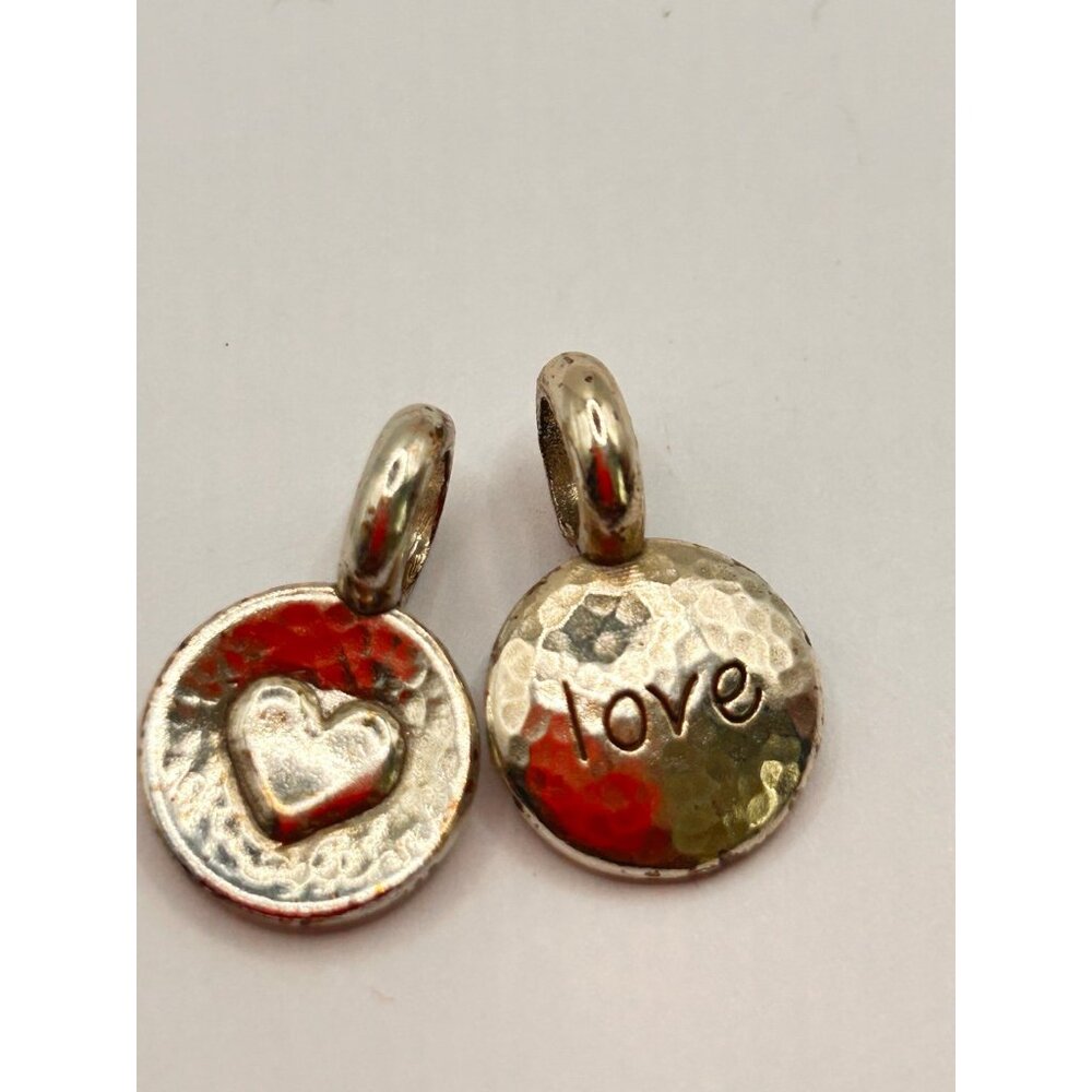 Brighton ABC Token charm Heart NWOT